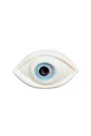 Made in Greece. Mati Paperweight. Evil Eye Paperweight. Greek Ceramics. 
