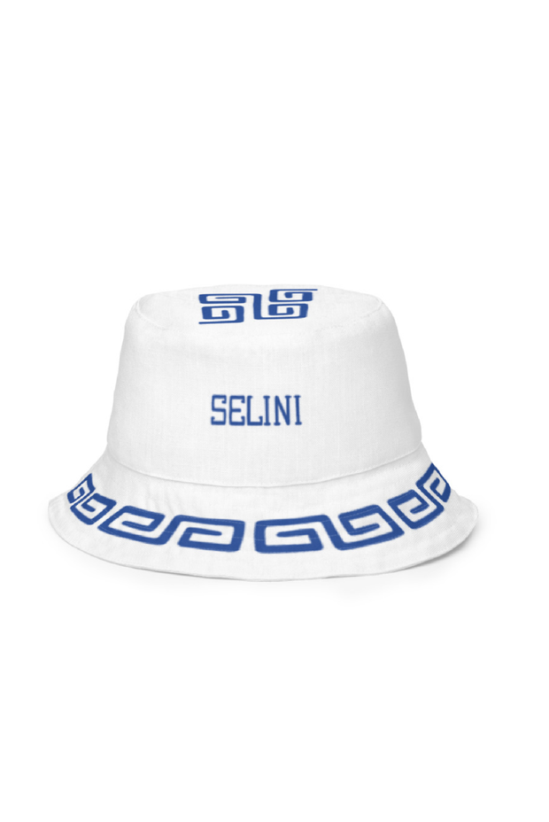 Selini Classic. Meandros Bucket Hat. Greek Design. Summer Staple. 