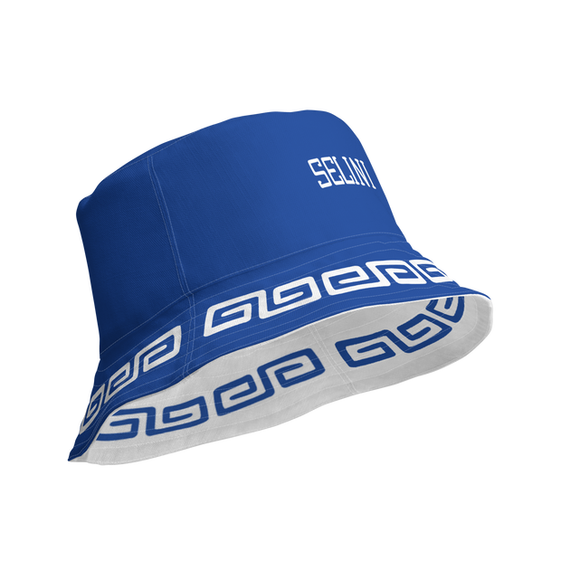 Selini Classic. Meandros Bucket Hat. Greek Design. Summer Staple. 