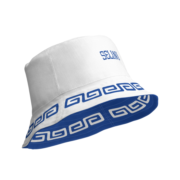 Selini Classic. Meandros Bucket Hat. Greek Design. Summer Staple. 