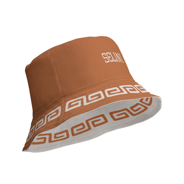Selini Classic. Meandros Bucket Hat. Greek Design. Summer Staple. 