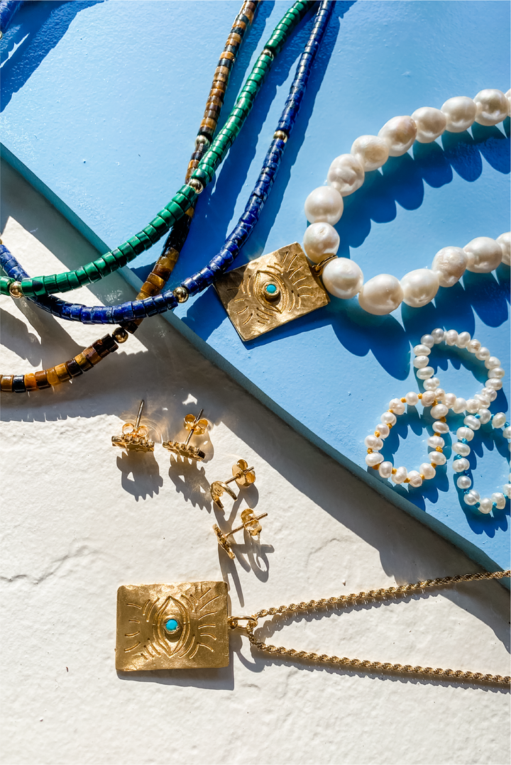 Mini Sky Studs made by Greek brand Hermina Athens, sold by Selini.