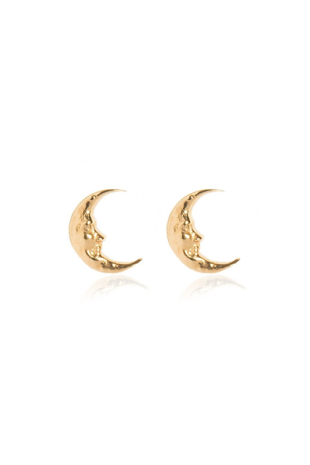 Made in Greece. Gold Plated Sterling Silver. Sky Earrings. Stud Earrings. 