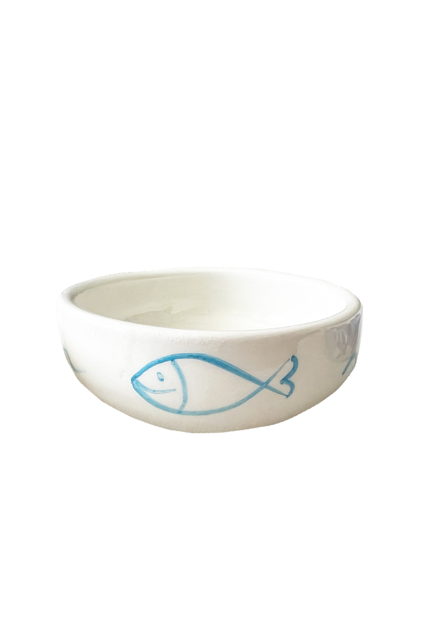 Made in Greece. Unique Fish Bowls. Trinket Bowl. Dishwasher Safe Bowl. 