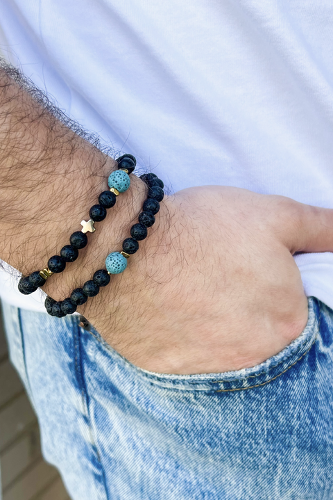 Made in Greece. Statement Bracelet. Menswear. Classic Jewelry. 