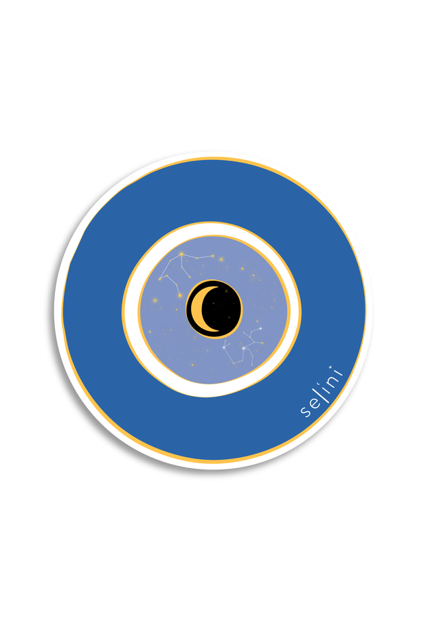 Selini Classic. Selini Logo. Selini Mati Sticker. Greek Inspired.