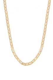 Made in Greece. Gold Plated Sterling Silver. Classic Chain. Handcrafted. 