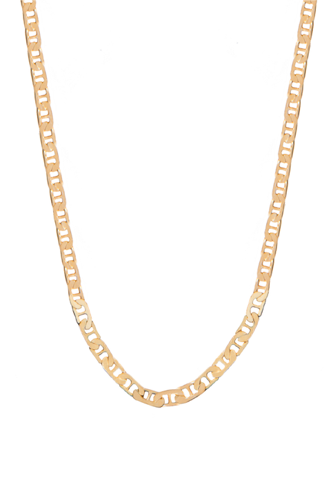 Made in Greece. Gold Plated Sterling Silver. Classic Chain. Handcrafted. 