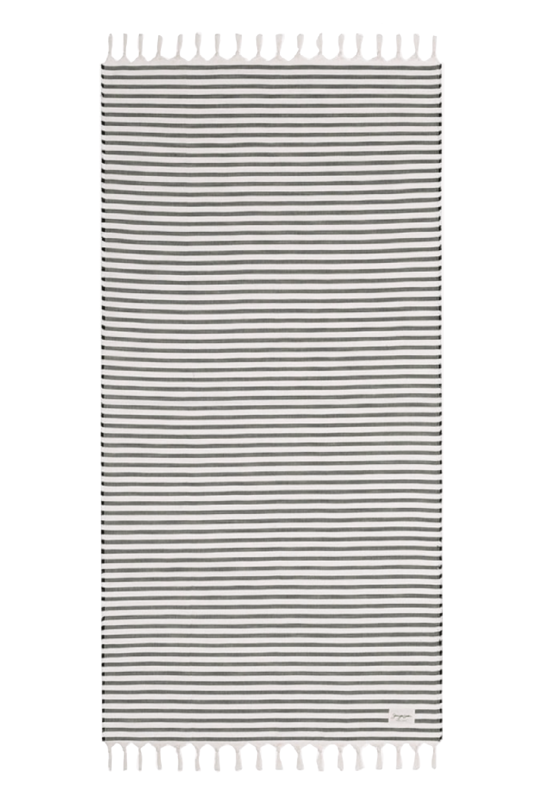 Tinetto Towel in Black made by Greek brand Sea You Soon, sold by Selini.