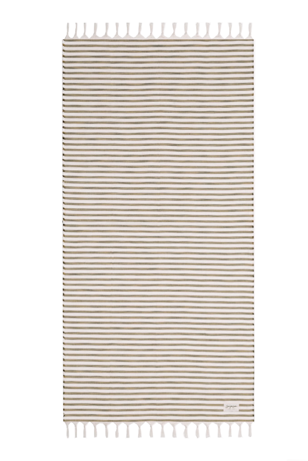 Made in Greece. 50% Cotton, 50% Tencel Fibers. Summer Beach Towel. Classic Summer Staple. 