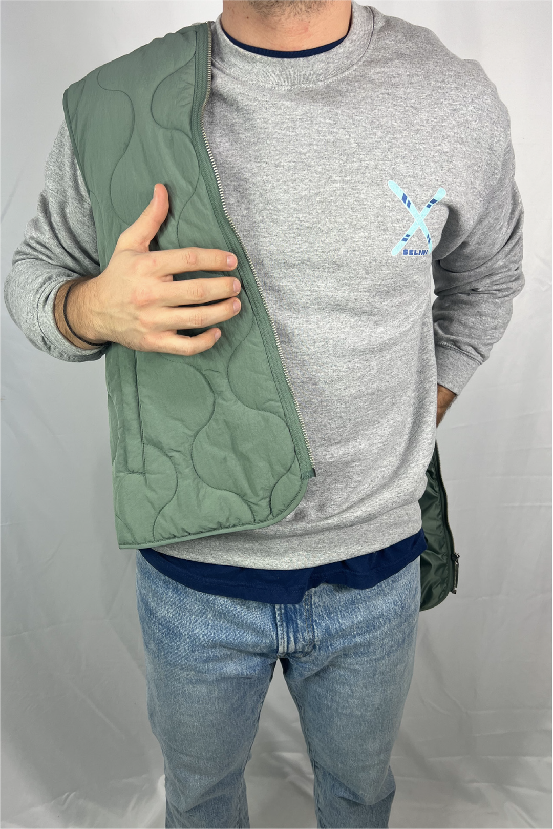 Velouchi Ski Sweatshirt made by Greek brand, Selini