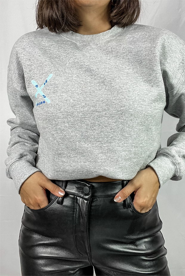 Selini Classic. 50% Cotton, 50% Polyester. Velouchi Ski Sweatshirt. Greek Design.
