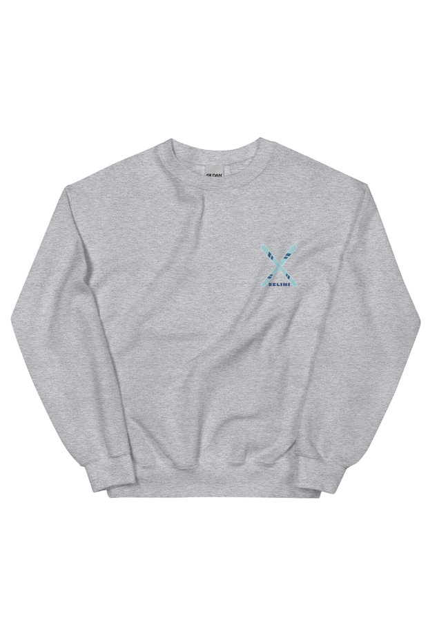 Selini Classic. 50% Cotton, 50% Polyester. Velouchi Ski Sweatshirt. Greek Design.